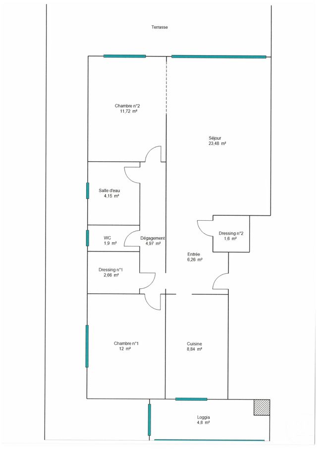 Appartement F3 à vendre - 3 pièces - 77.58 m2 - NICE - 06 - PROVENCE-ALPES-COTE-D-AZUR - Century 21 Optimmo