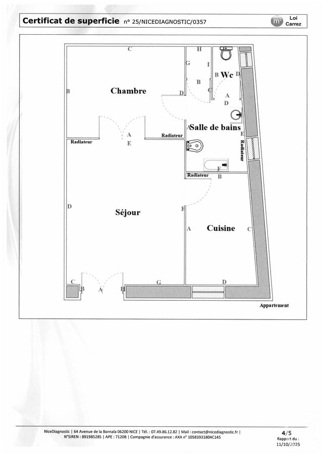 Afficher la photo en grand Appartement F2 à vendre - 2 pièces - 39.5 m2 - NICE - 06 - PROVENCE-ALPES-COTE-D-AZUR - Century 21 Optimmo