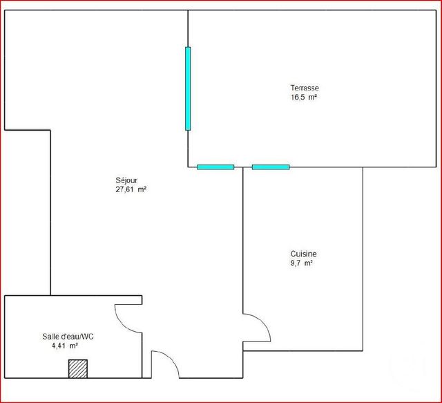 Appartement F1 à vendre - 1 pièce - 41.71 m2 - NICE - 06 - PROVENCE-ALPES-COTE-D-AZUR - Century 21 Optimmo